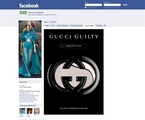 gucci facebook profile|Gucci Facebook ad.